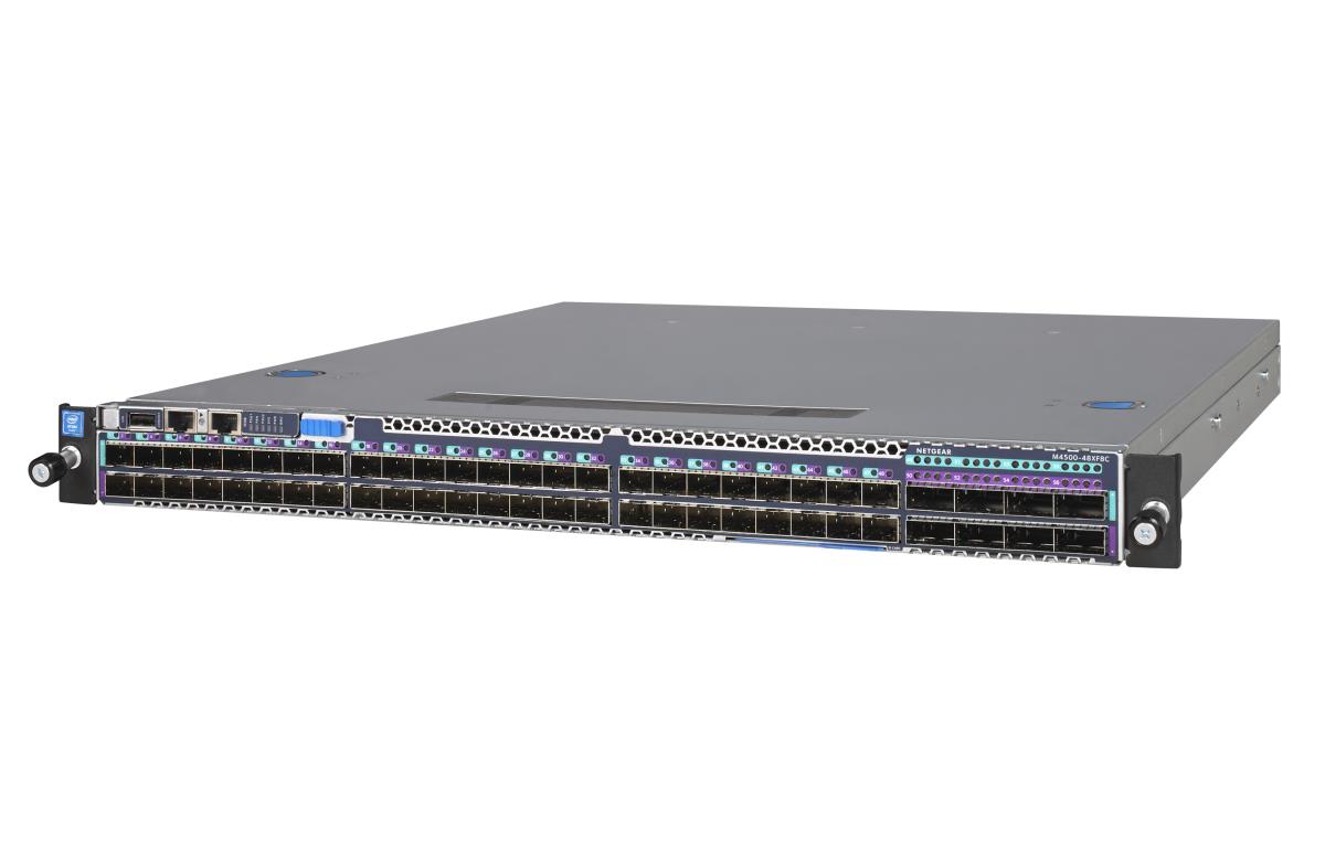 XSM4556 M4500-48XF8C Managed Switch with 48x10G/25G SFP28 and 8x100G QSFP28 Ports