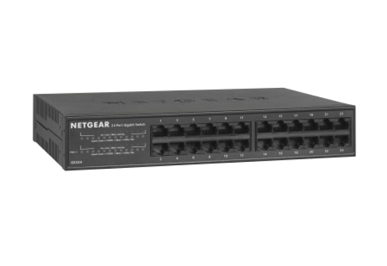 Unmanaged Essentials Switch GS324v2 - 24-Port GbE