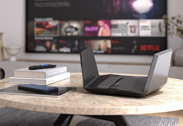 Nighthawk Tri-Band Wi-Fi 6E Router RAXE500 - AX12 12-Stream AXE11000 with 6GHz Band