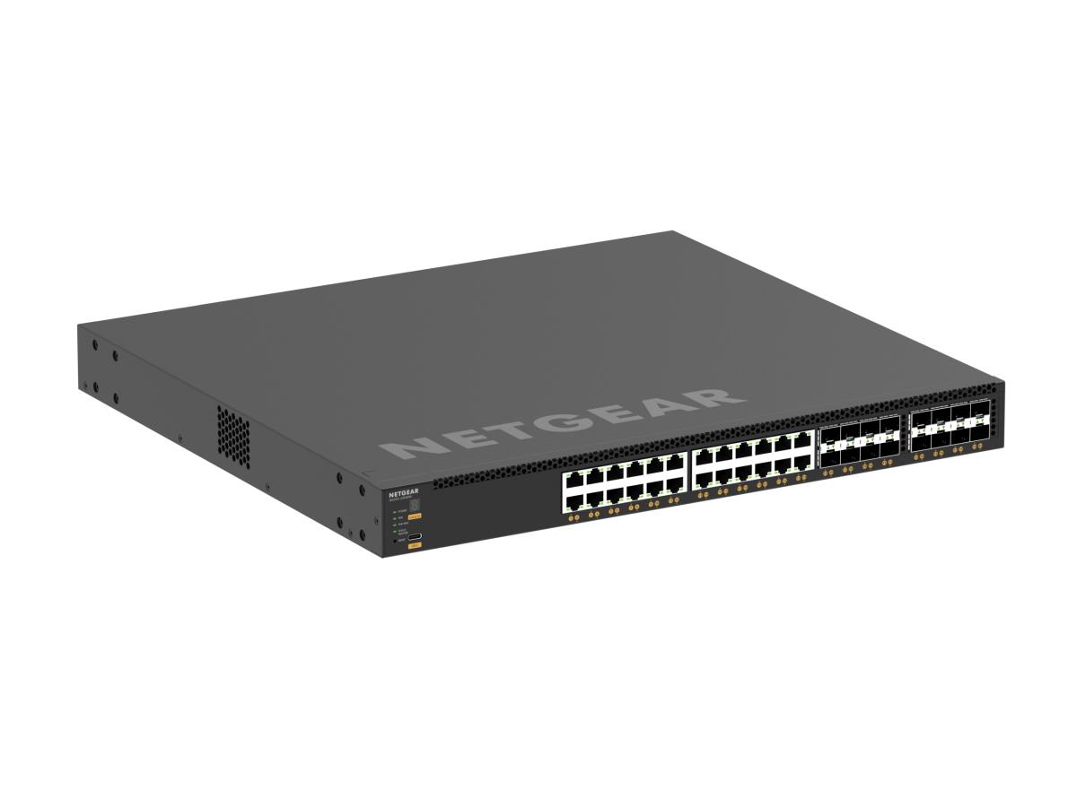 M4350-24X8F8V (XSM4340V) Managed Switch 24x10G/Multi-Gig PoE++ (290W base, up to 1,770W), 8xSFP+ and 8xSFP28 25G