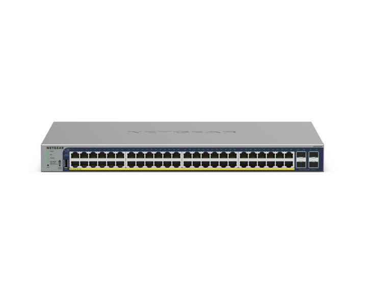 Managed Smart Switch PoE+ GS728TPv3 24-Port GbE with 4 SFP Ports and Cloud Management