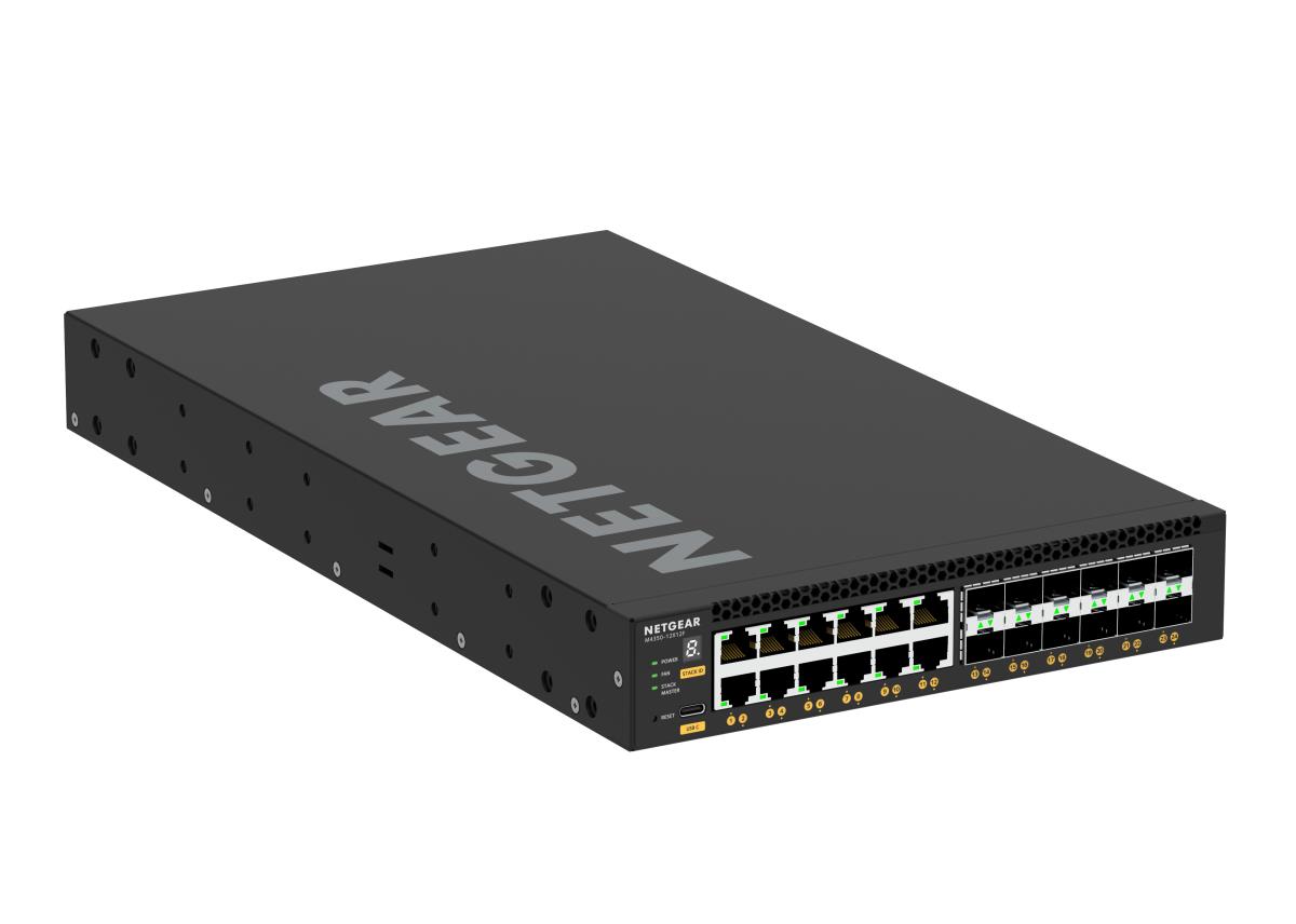 Fully Managed Switch M4350-12X12F (XSM4324) - 12x10G/Multi-Gig and 12xSFP+ Ports