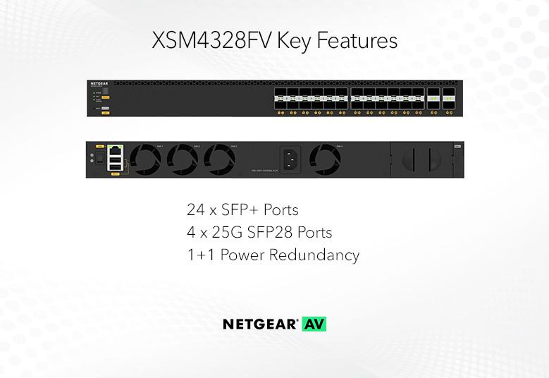 Managed Switch M4350-24F4V (XSM4328FV) - 24xSFP+ and 4xSFP28 25G Port