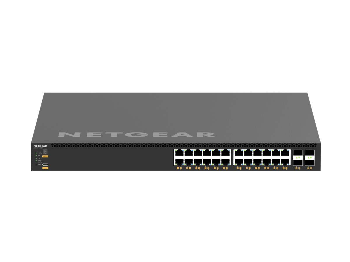 Managed Switch M4350-24X4V (XSM4328CV) - 24x10G/Multi-Gig PoE+ (576W base, up to 720W) and 4xSFP28 25G Port