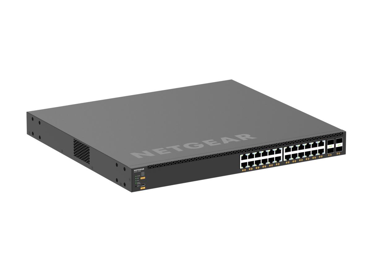 Managed Switch M4350-24X4V (XSM4328CV) - 24x10G/Multi-Gig PoE+ (576W base, up to 720W) and 4xSFP28 25G Port
