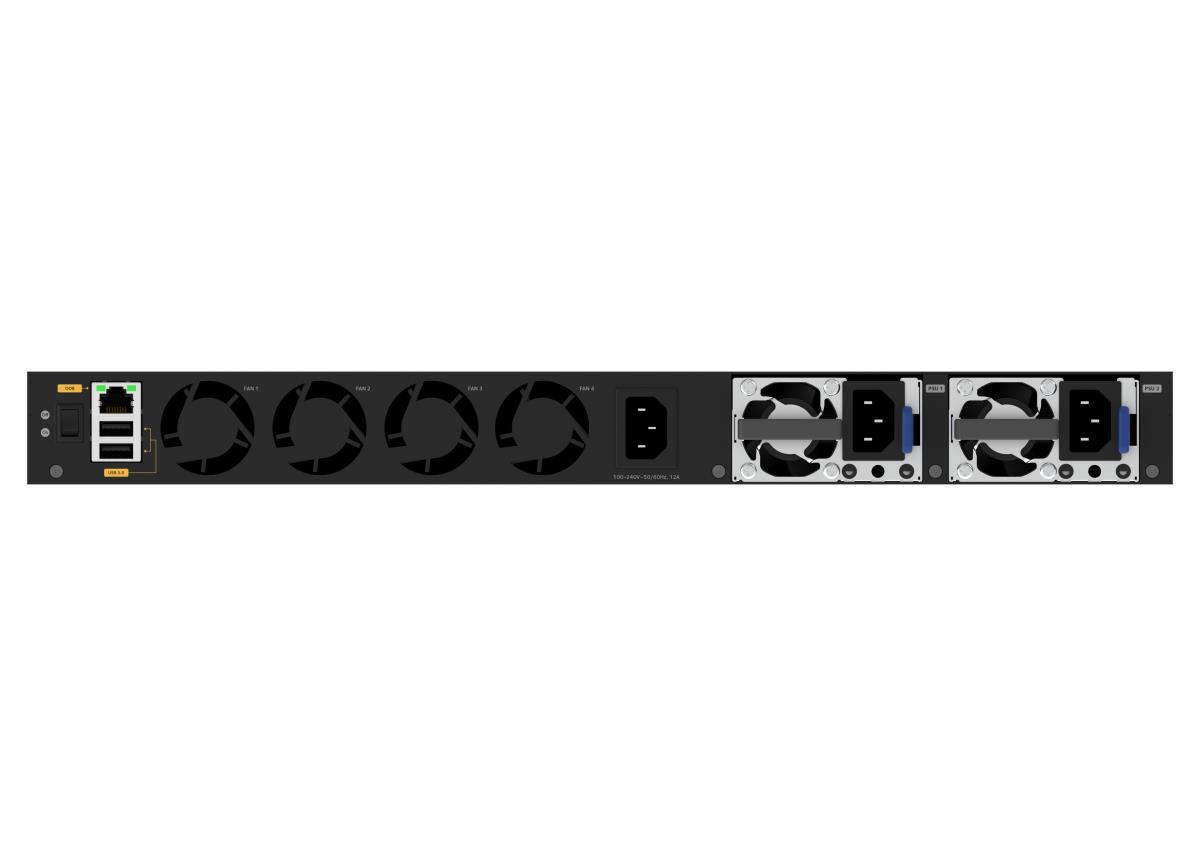 Fully Managed Switch M4350-48G4XF (GSM4352) - 48x1G PoE+ (236W base, up to 1,440W) and 4xSFP+ Port