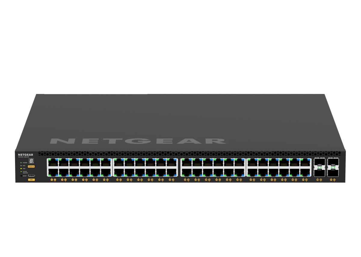 Fully Managed Switch M4350-48G4XF (GSM4352) - 48x1G PoE+ (236W base, up to 1,440W) and 4xSFP+ Port