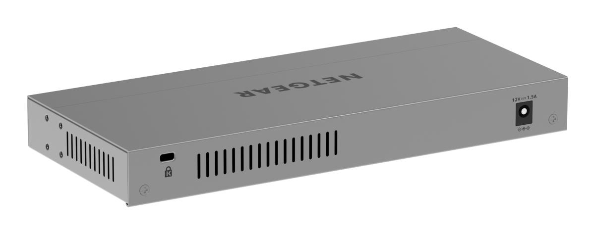 Unmanaged Switches GbE (GS108MX) 8-Port with 1 Dedicated 10G/Multi-Gig Port
