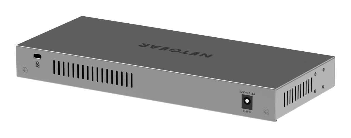 Unmanaged Switches GbE (GS108MX) 8-Port with 1 Dedicated 10G/Multi-Gig Port