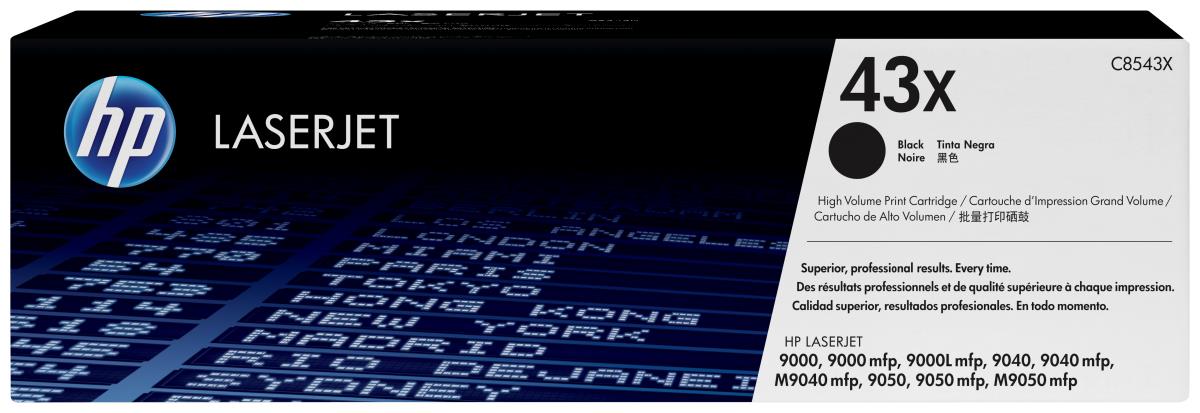 Toner Cartridge - No 43X - 30k Pages - Black