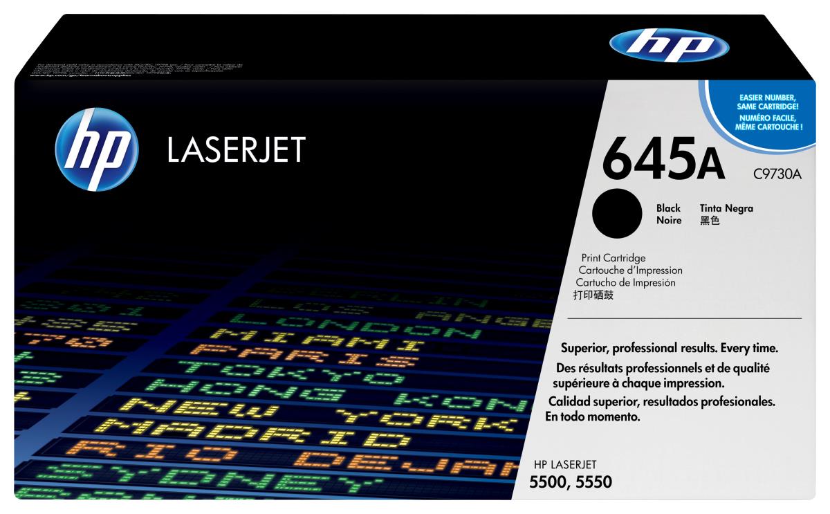 Toner Cartridge - No 645A - 13k Pages - Black