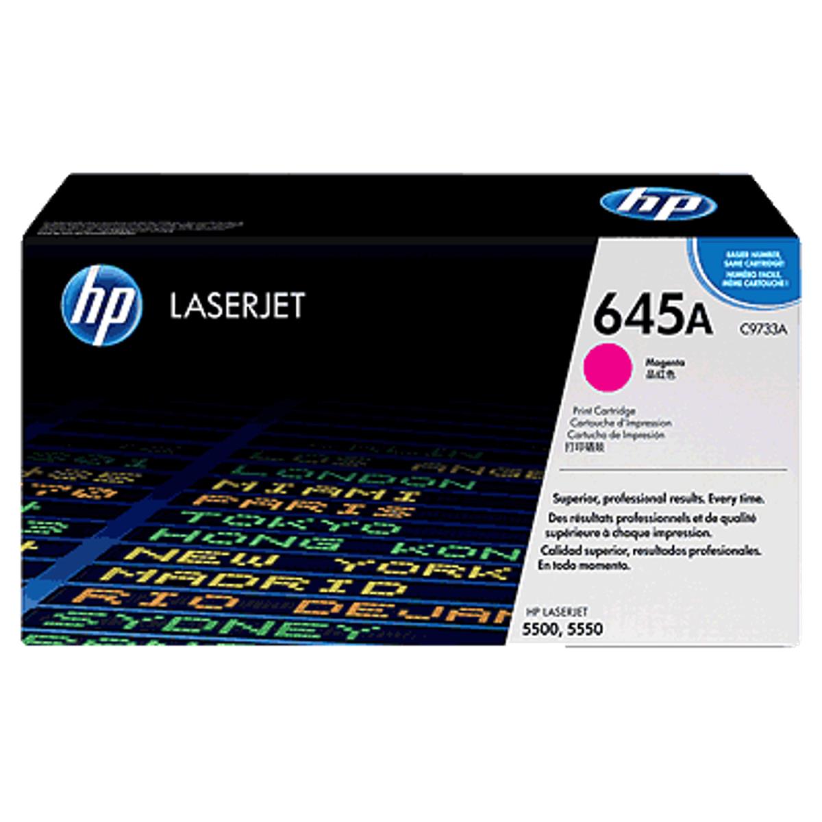 Toner Cartridge - No 645A - 12k Pages - Magenta