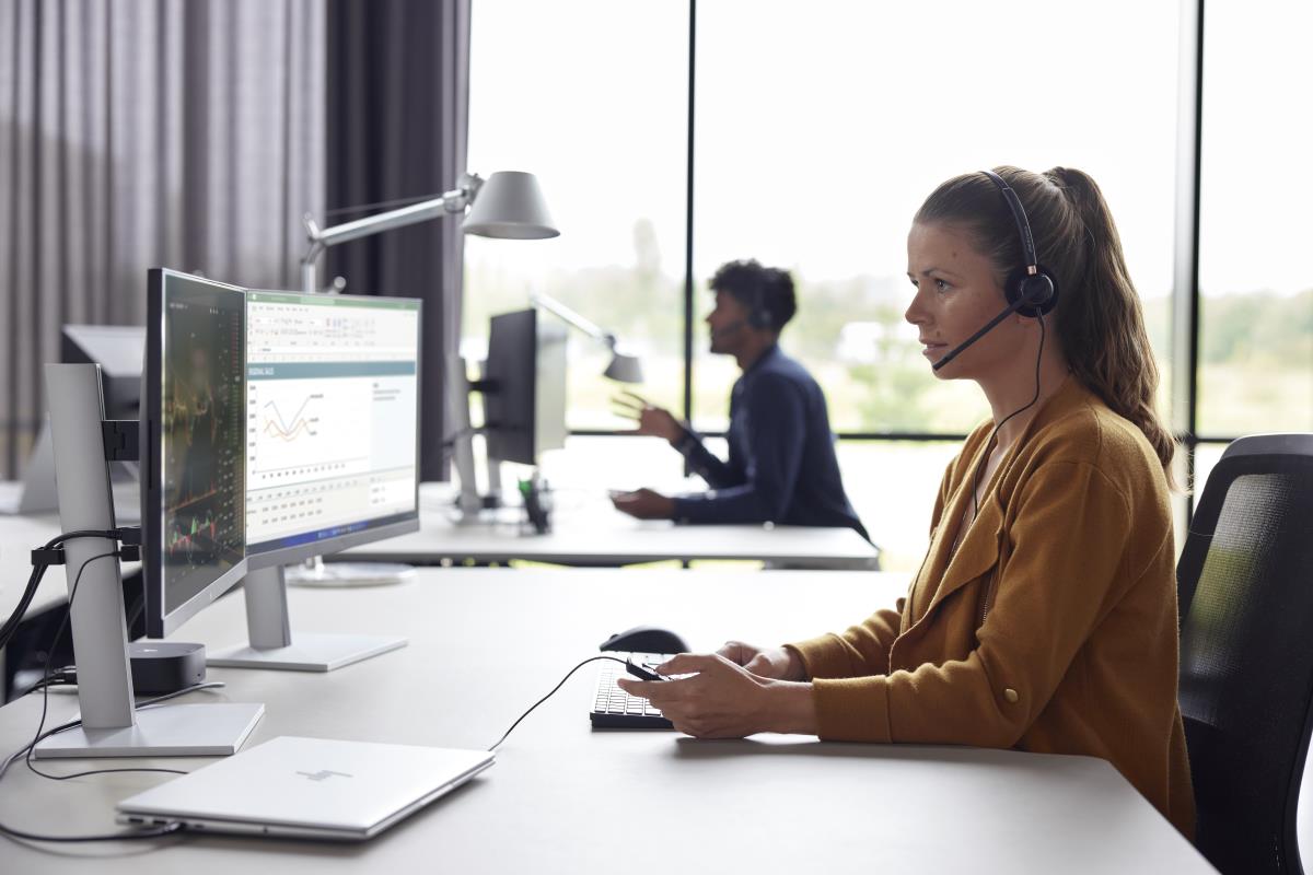 EncorePro Hw520v Over-the-head Binaural Voice Tube Headset