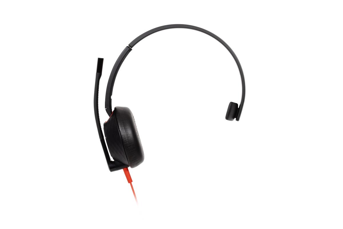 Headset Blackwire 5210 - Monaural  - USB-c / 3.5mm - Bulk