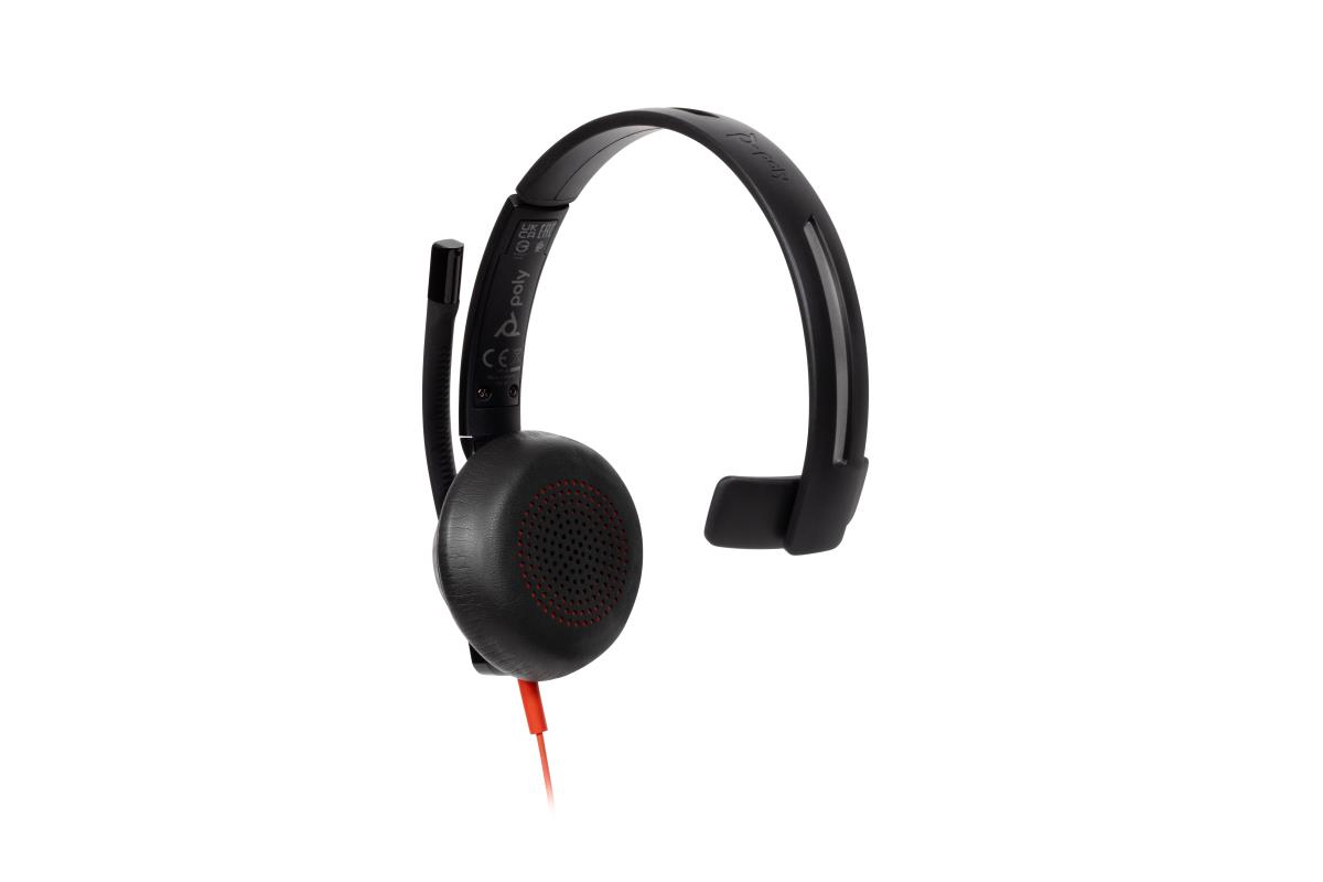 Headset Blackwire 5210 - Monaural  - USB-c / 3.5mm - Bulk