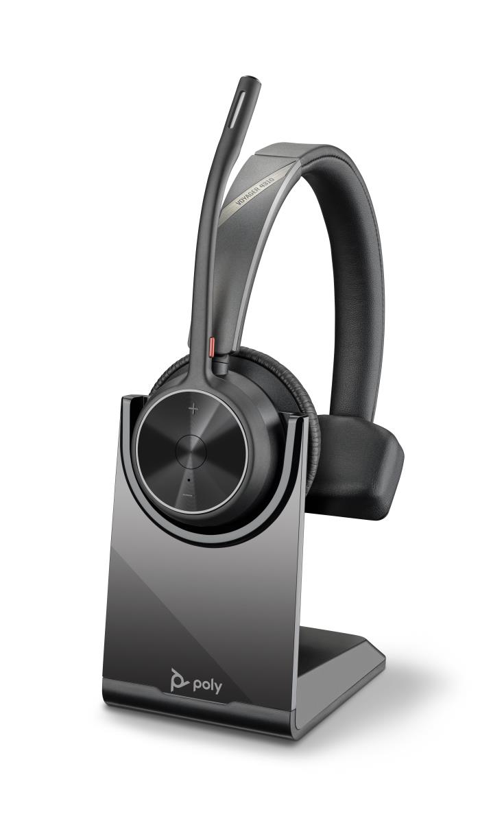 Headset Voyager 4310 Uc - Mono - USB-a Bluetooth With Charge Stand