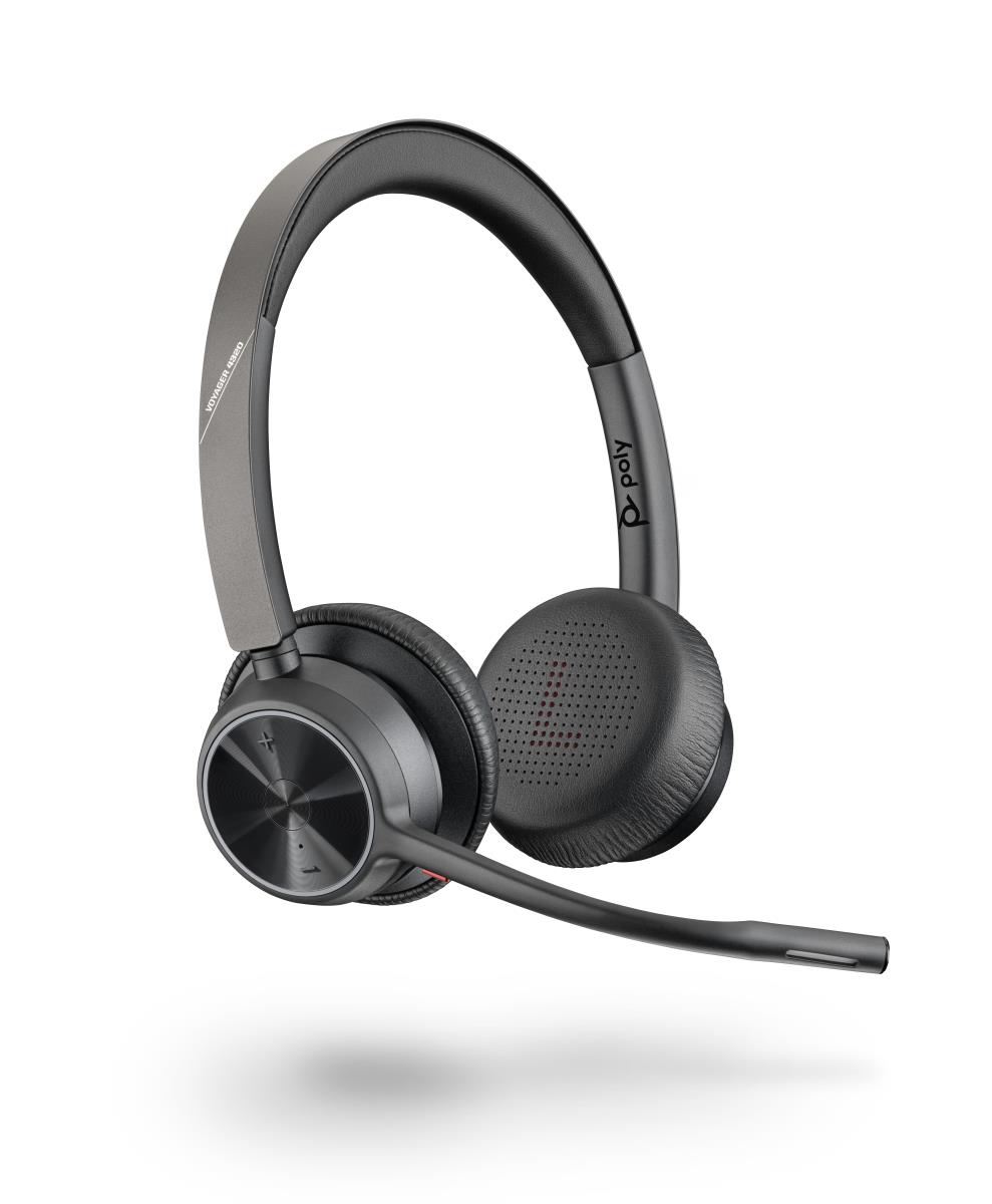 Headset Voyager 4320 Uc - Stereo - USB-a Bluetooth Without Charge Stand
