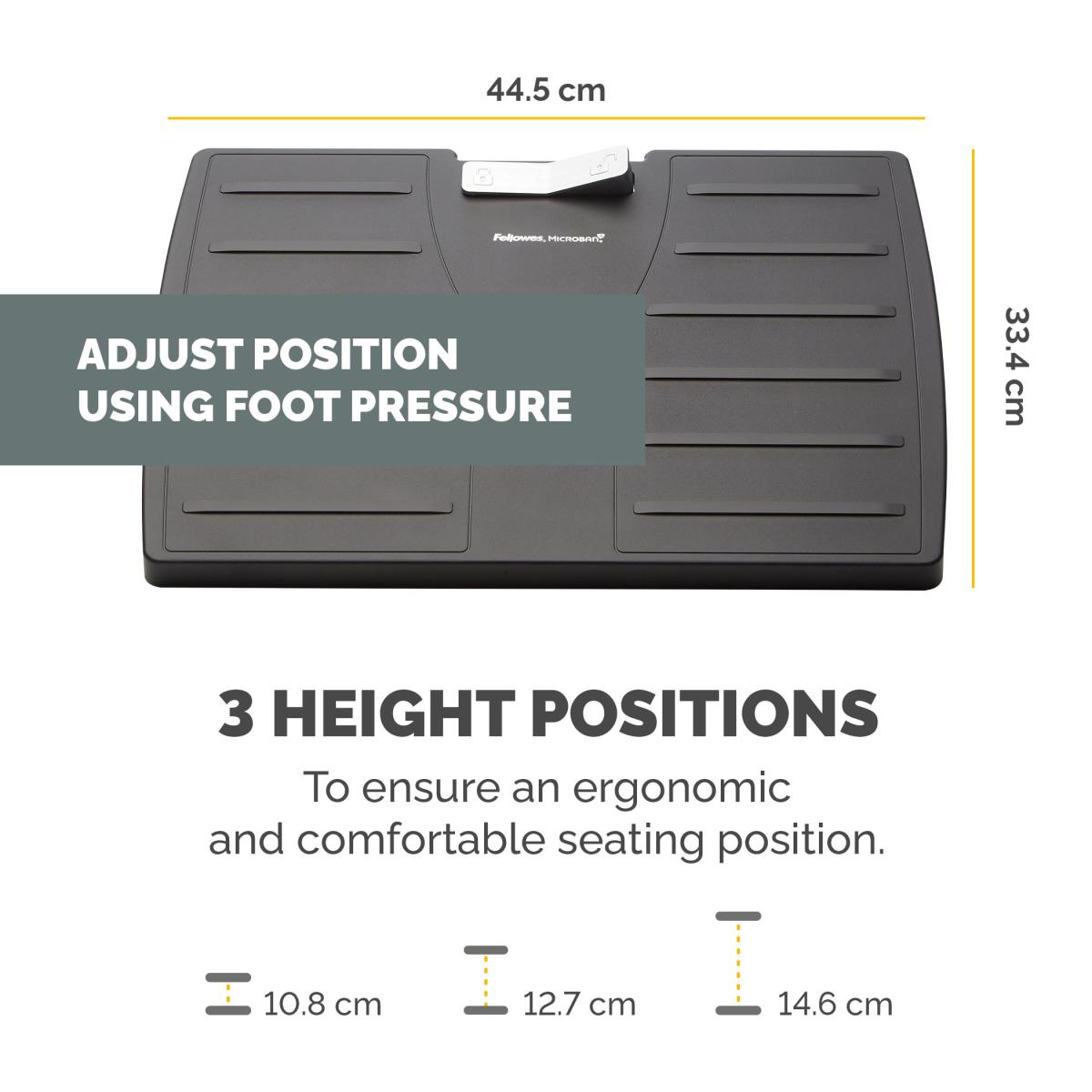 Adjustable Footrest With Microban