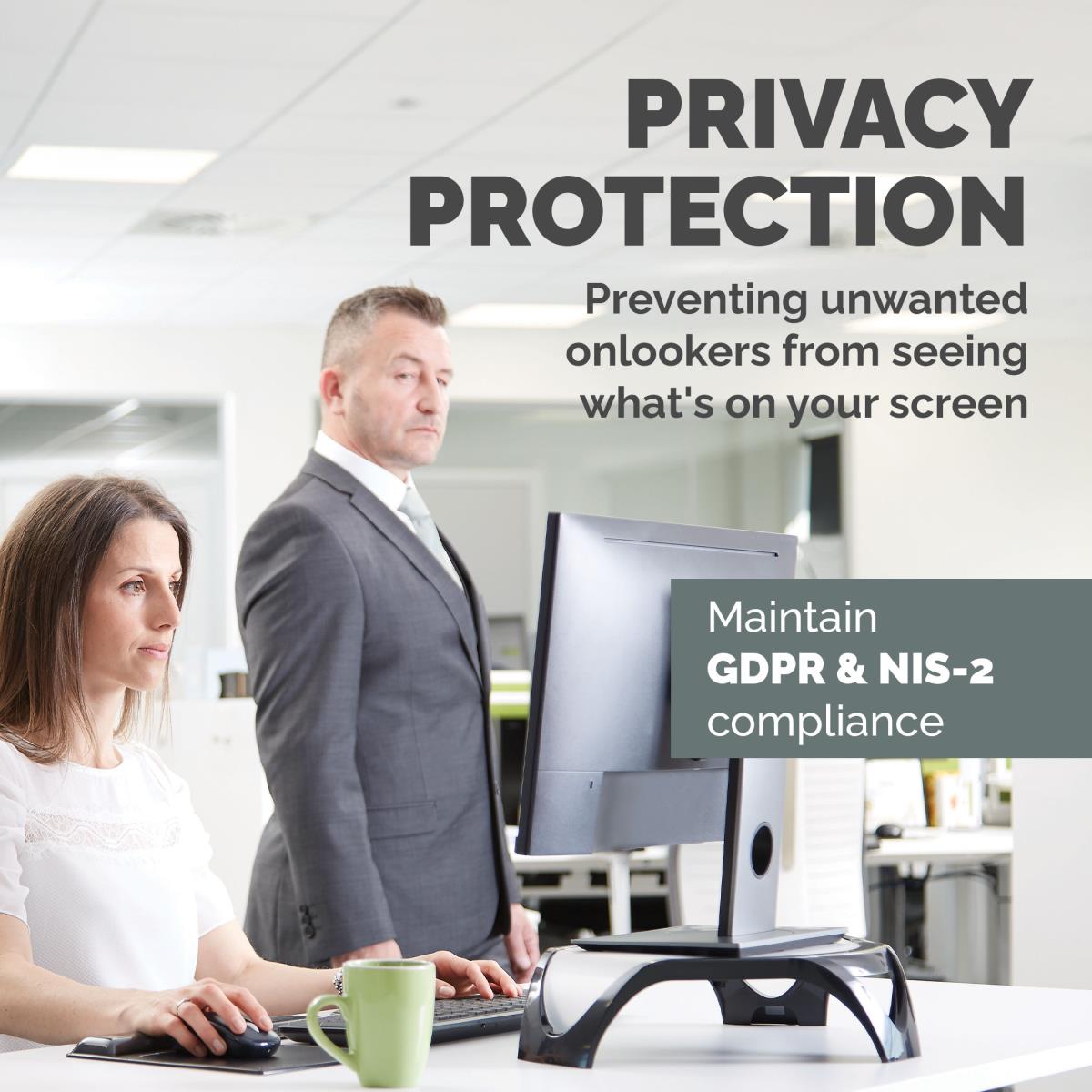 Privacy Filter 22in Wide 11.75x 18.75 (h X W) 22in Dia View Area