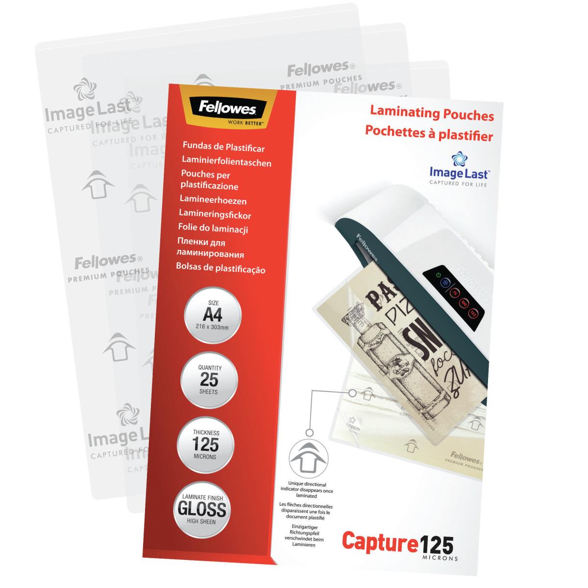Laminating Pouch A4 125mic 25pk