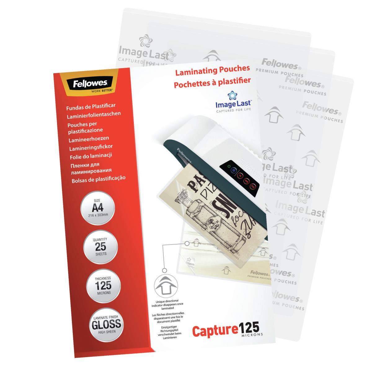Laminating Pouch A4 125mic 25pk