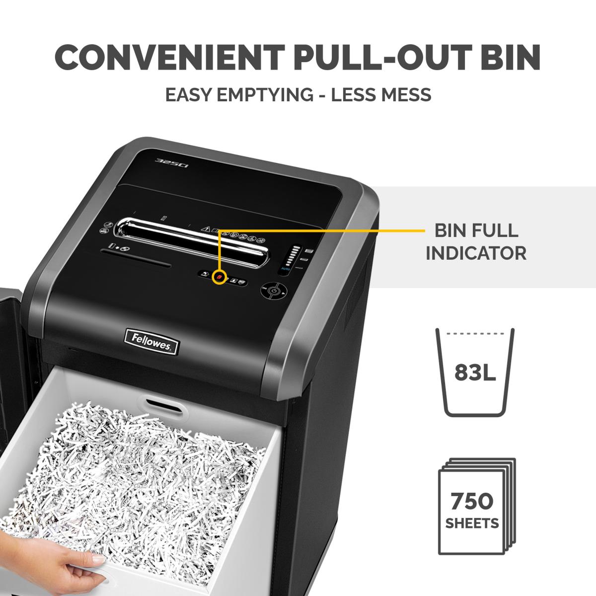 Cross Cut Shredder 325ci