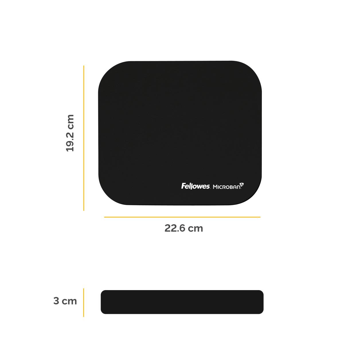 Microban Mouse Mat- Black