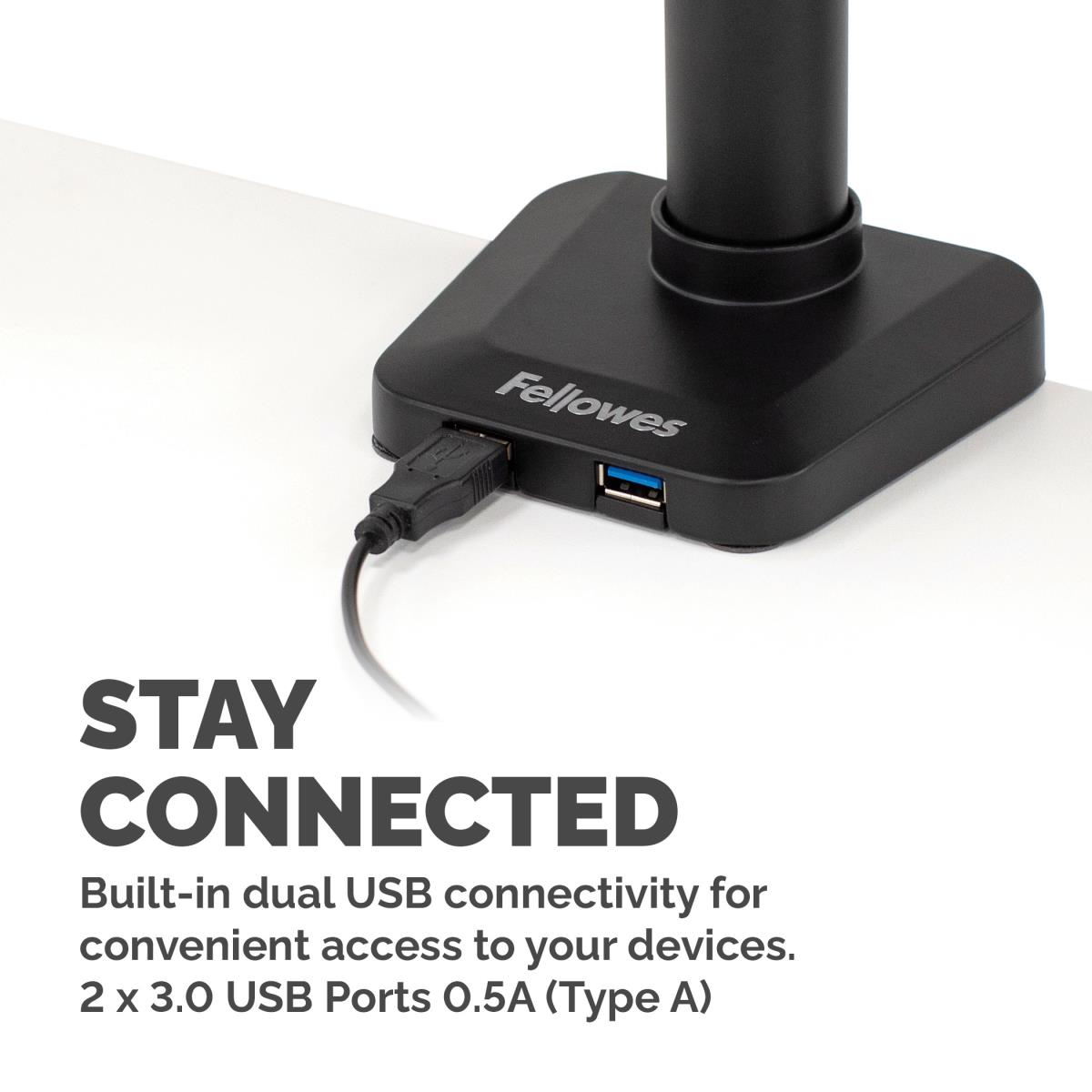 Fellowes Platinum Series Vertical Double Arm