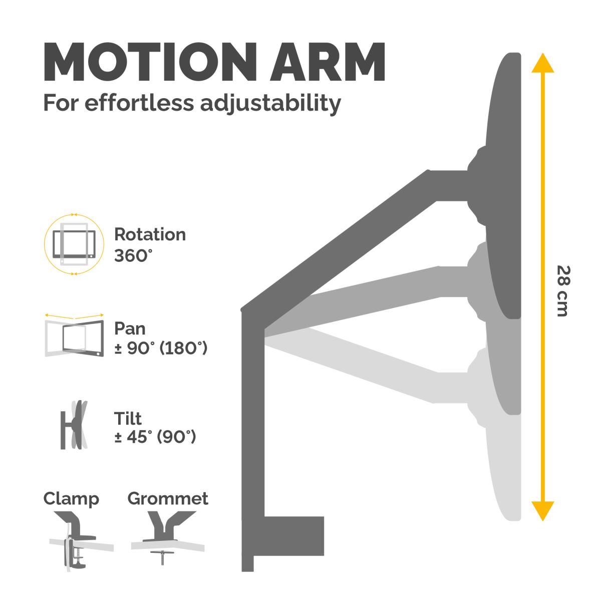 Fellowes Platinum Series Vertical Double Arm