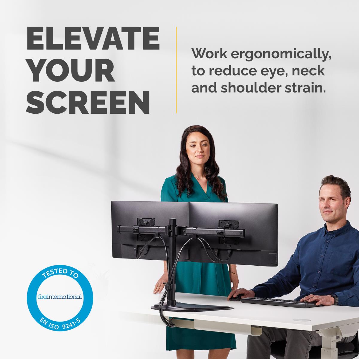 Professional Series Free Standing Double Arm