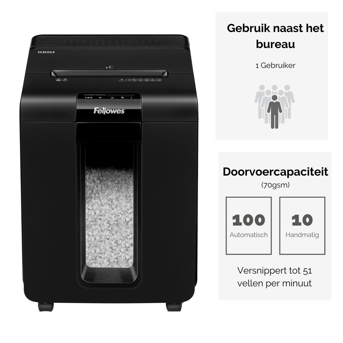 Automax 100m Autofeed Paper Shredder
