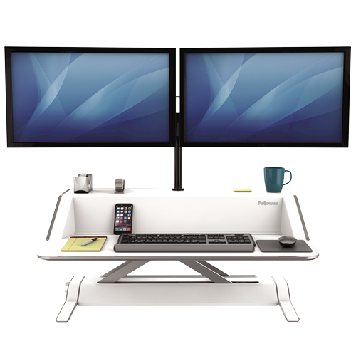 Lotus Sit-stand Workstation White