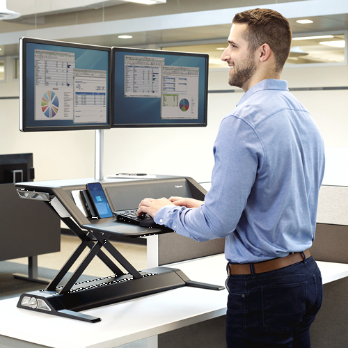 Lotus Dx Sit-stand Workstation - Black