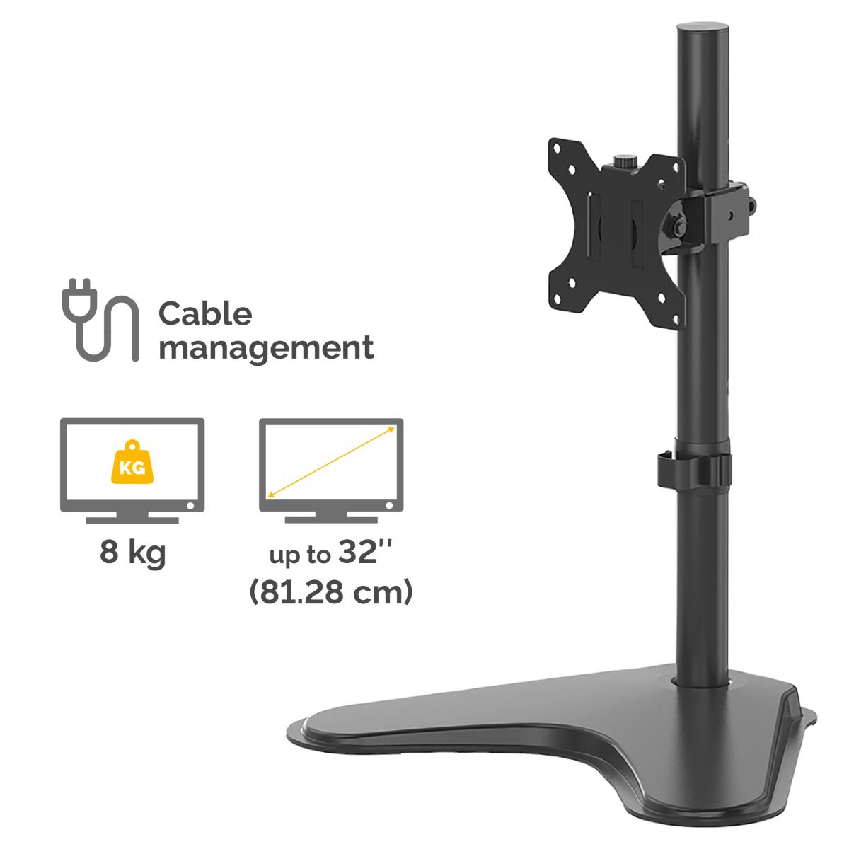 Professional Series Free Standing Single Mntr Arm