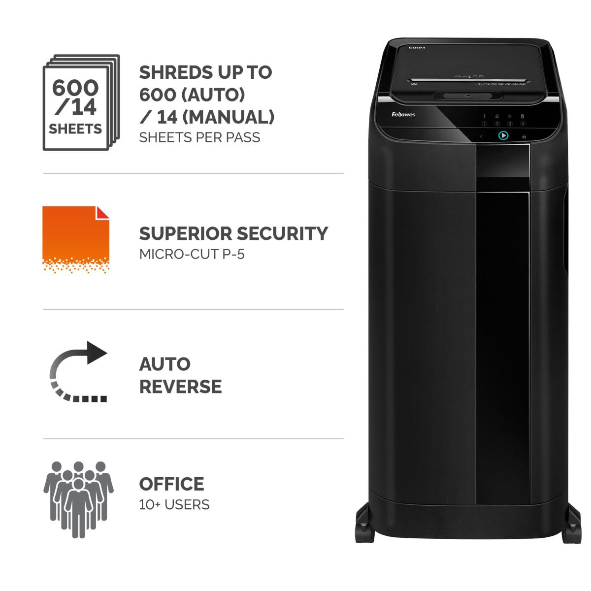 Automax 600m Micro-cut Shredder