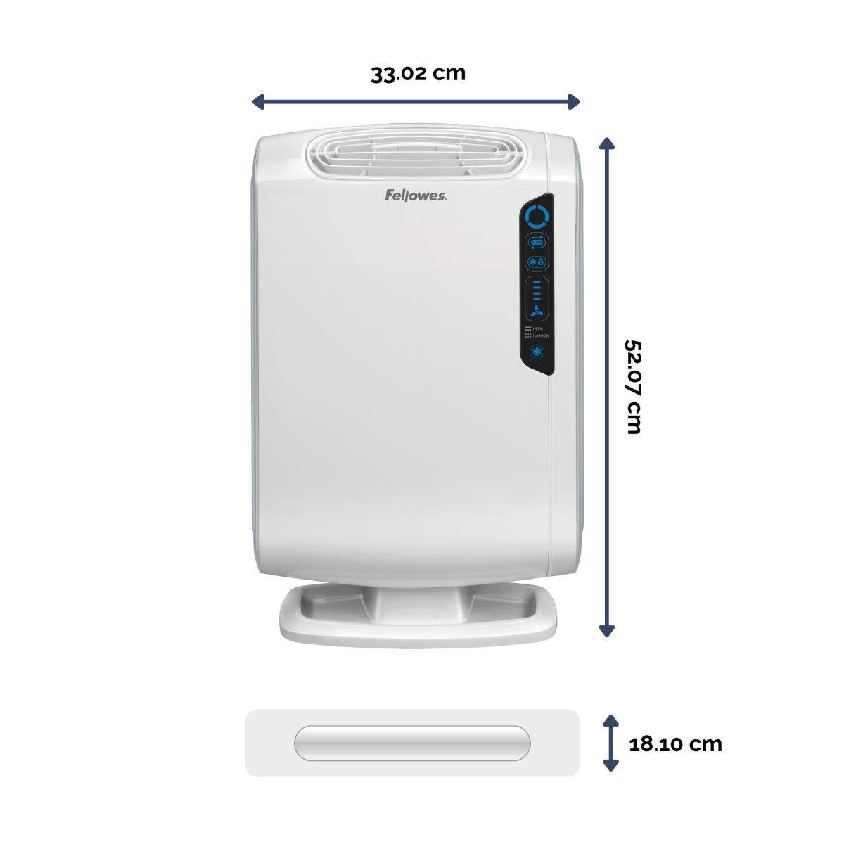 Fellowes Aeramax Dx 55 Air Purifier Black / White