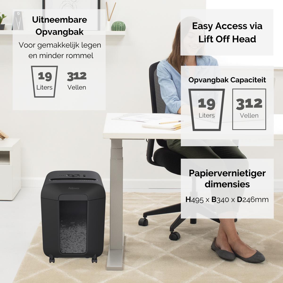 Powershred Lx85 Cross-cut Shredder 230v Eu