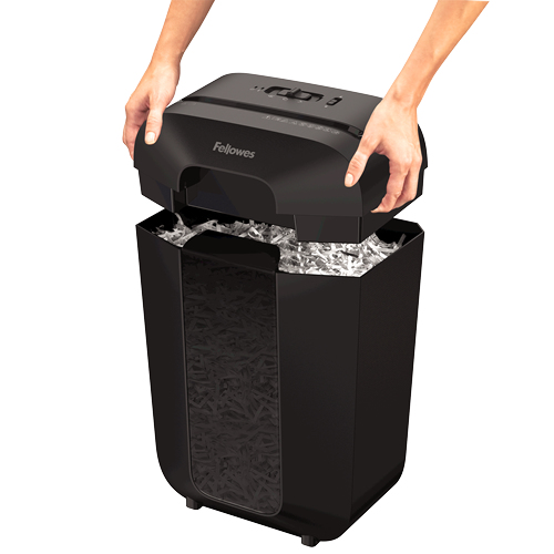 Powershred Lx70 Paper Shredder Particle-cut Shredding Black