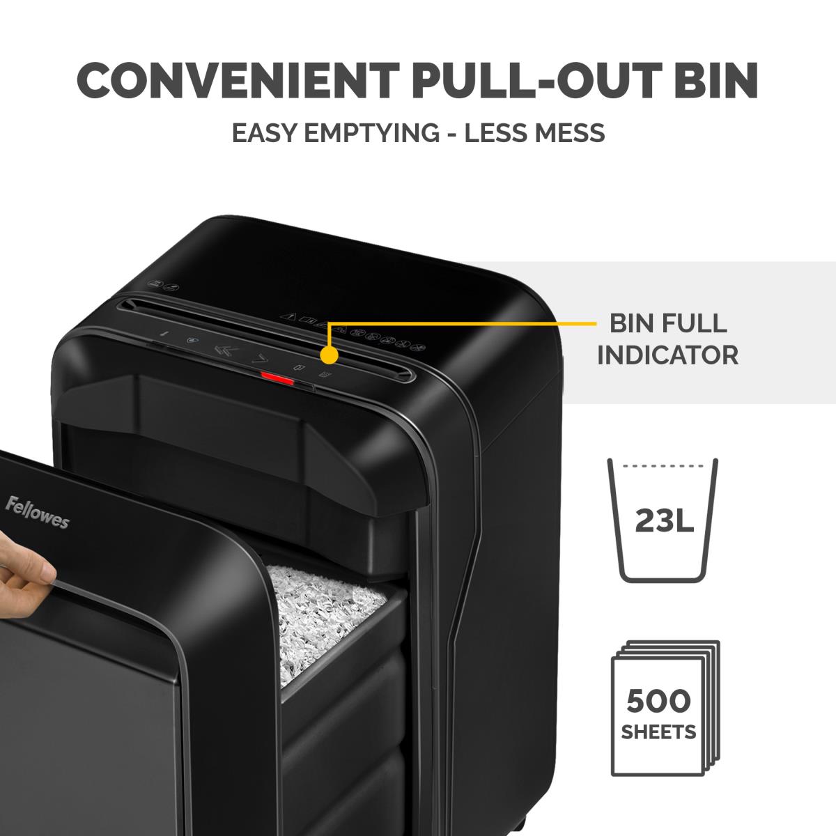 Powershred Lx210 Paper Shredder Black