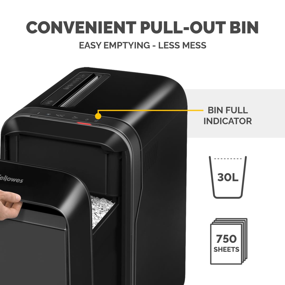 Powershred Lx220 Paper Shredder Black