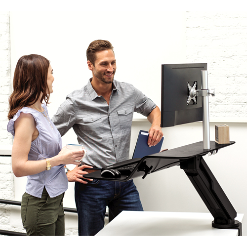 Lotus Rt Zit-sta Werkstation - Enkele Monitor - Black