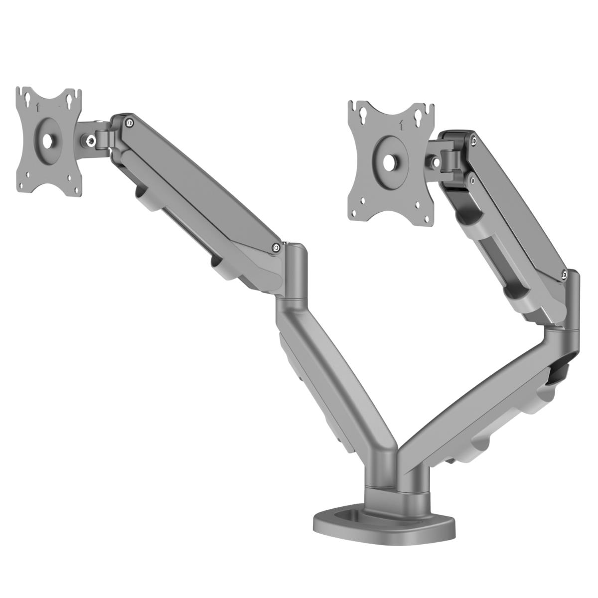 Eppa Dubbele Monitor Arm - Silver