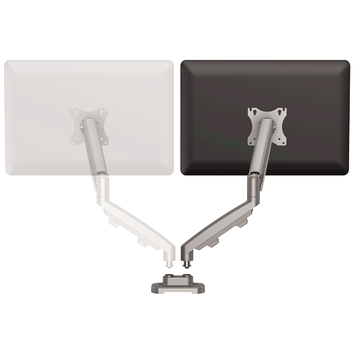 Eppa Dubbele Monitorarm Kit - Silver