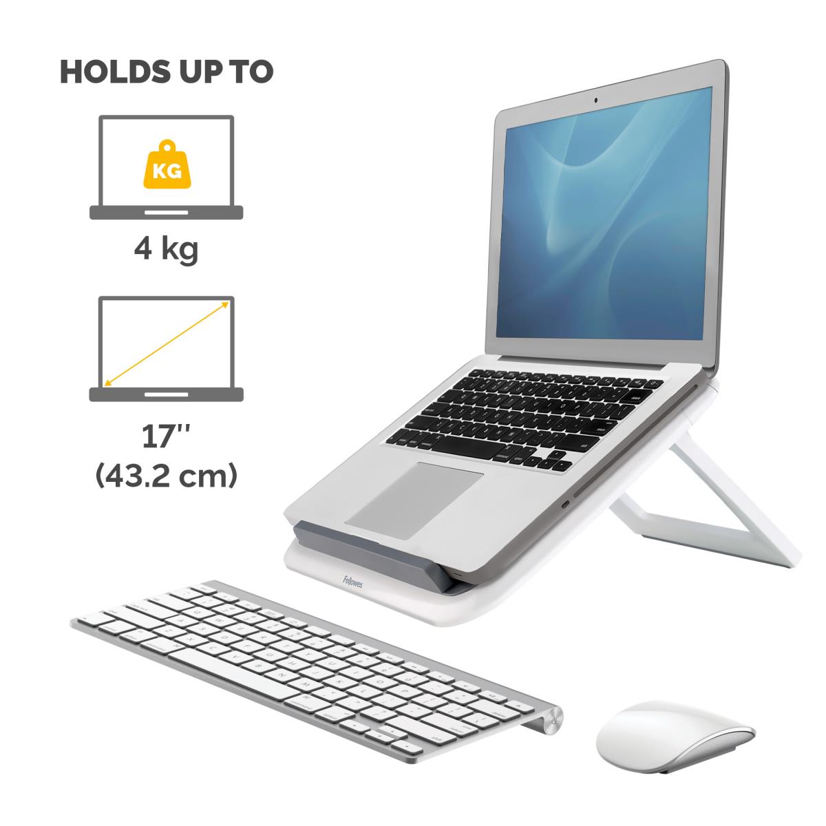 Notebook Stand Grey, White 43.2 Cm (17)