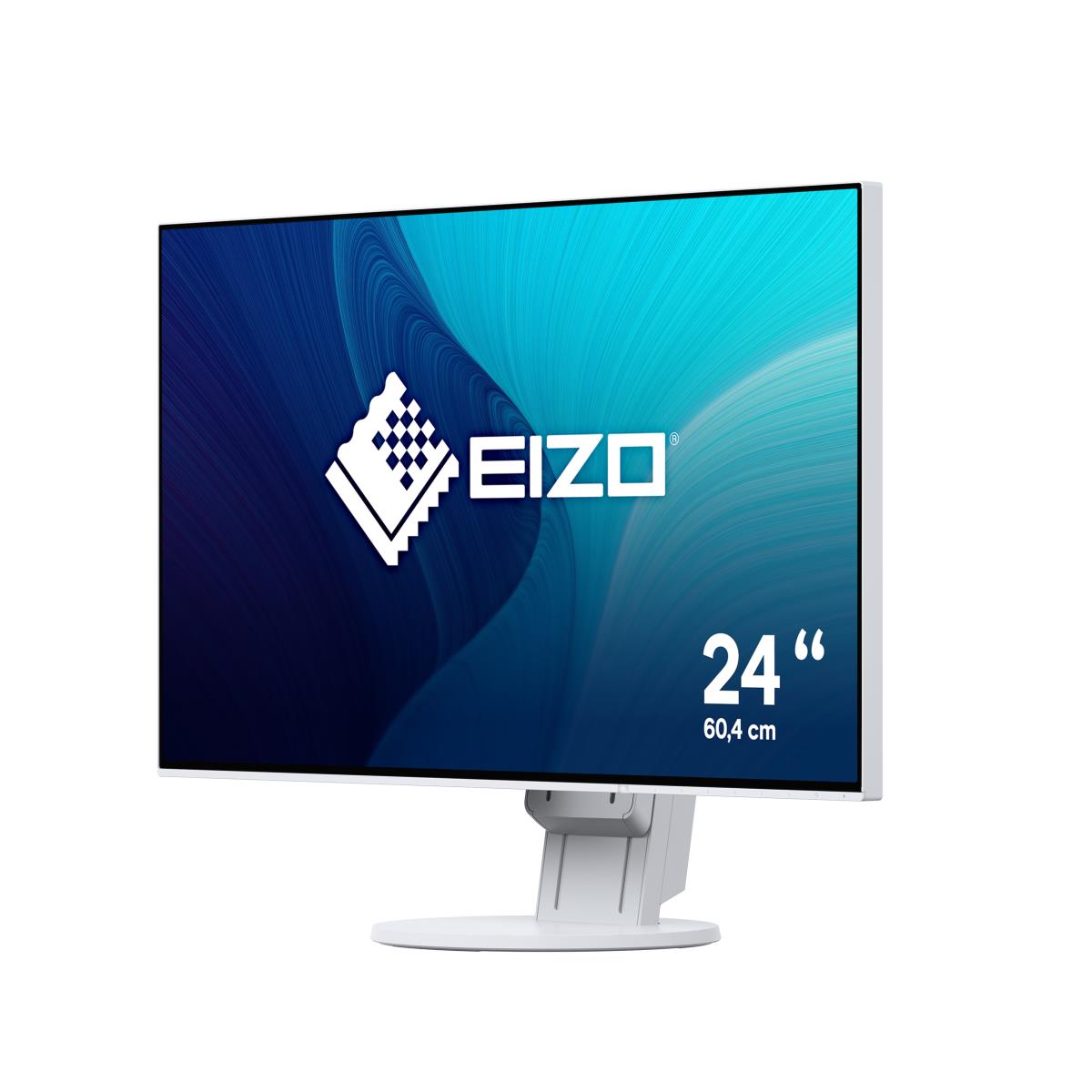 Desktop Monitor - FlexScan EV2451 - 24in - 1920x1080 (Full HD) - White - IPS 5ms