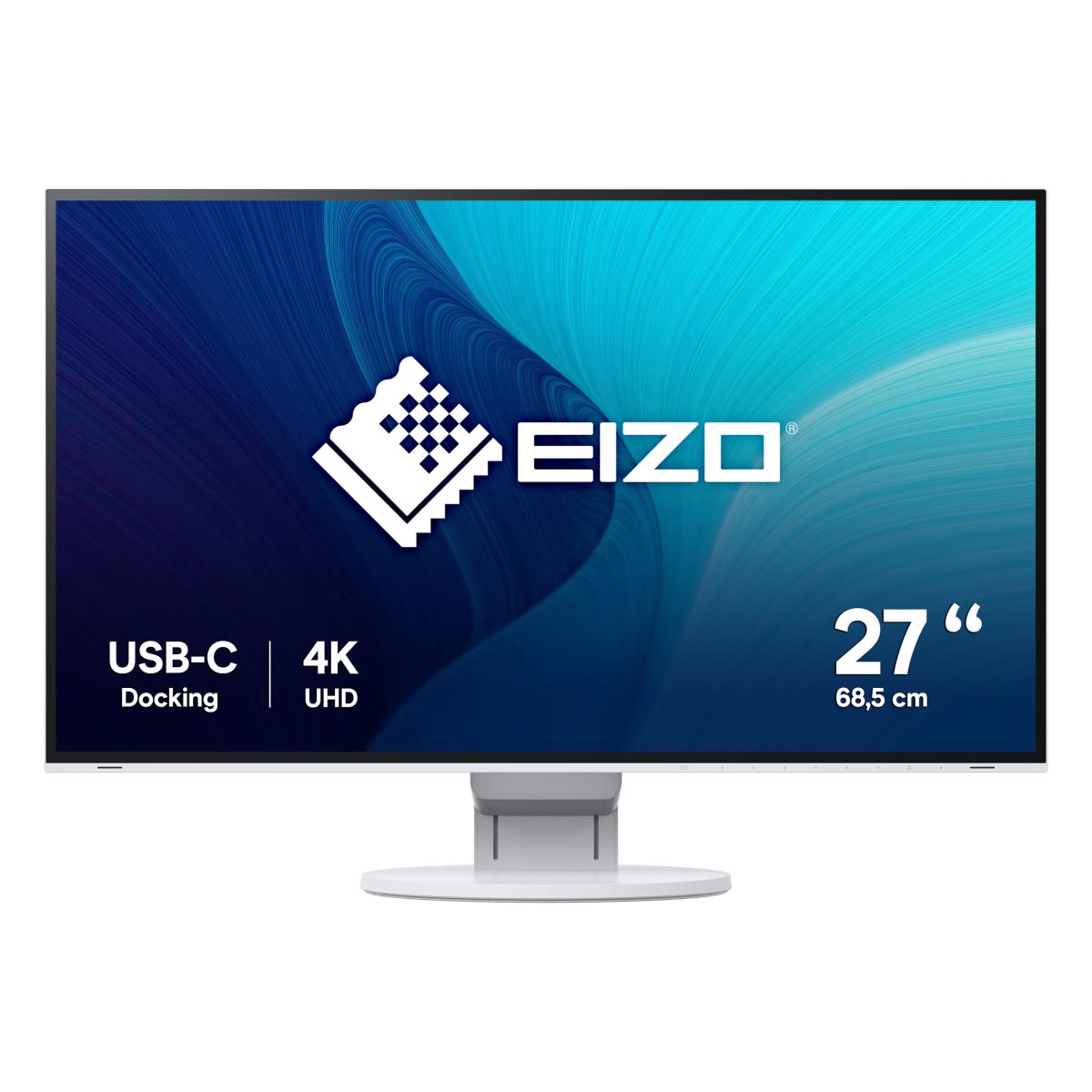 Desktop USB-C Monitor - Flexscan Ev2785 - 27in - 3840x2160 (4k Uhd) - White - IPS 5ms