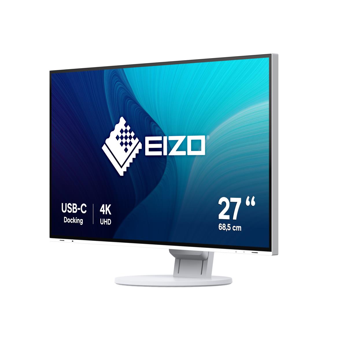 Desktop USB-C Monitor - Flexscan Ev2785 - 27in - 3840x2160 (4k Uhd) - White - IPS 5ms