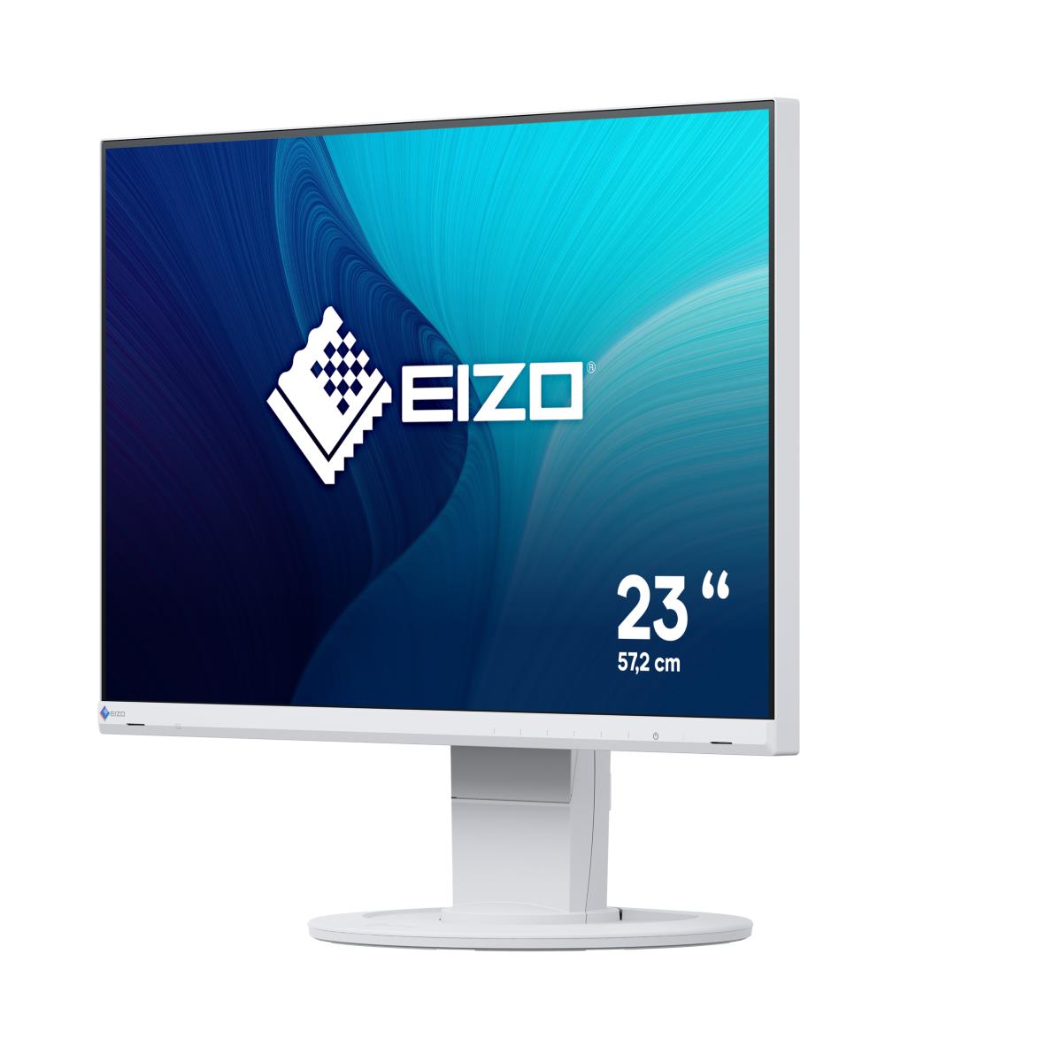 Desktop Monitor - FlexScan EV2360 - 23in - 1920x1200 (WUXGA) - White - IPS 5ms w/Speakers