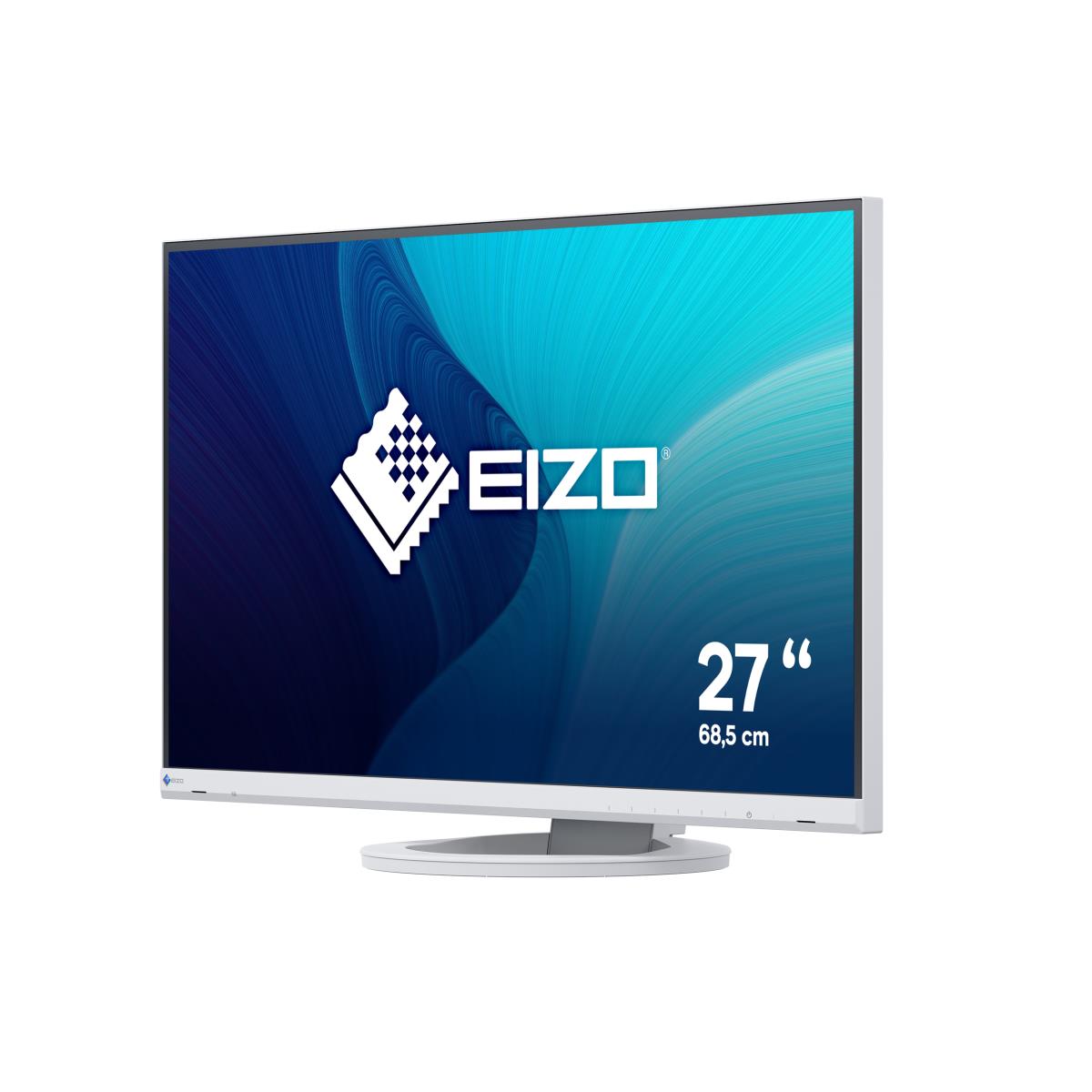 Desktop Monitor - FlexScan EV2760 - 27in - 2560x1440 (WQHD) - White - IPS 5ms Speakers