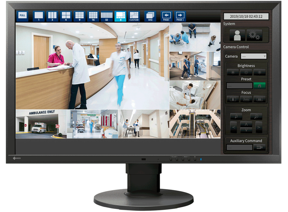 IP Decoding Monitor - DuraVision FDF2711W-IP - 27in - 1920x1080 (Full HD) - Black - IPS 12ms